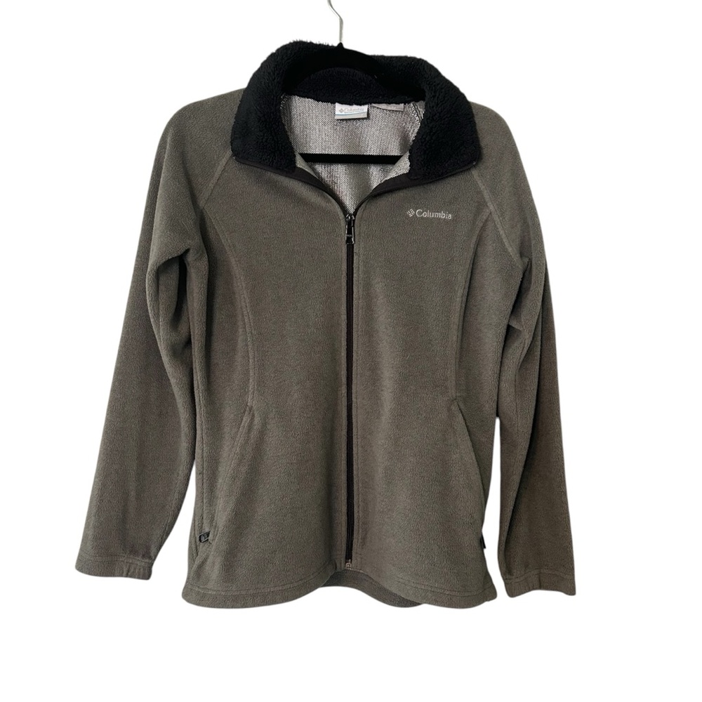 Columbia Omniheat Thermal Gray Fleece Jacket Women’s Size Small